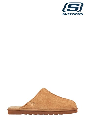 Skechers 39-40 Natural Relaxed Fit Renten Palco Slippers (342148) | £64