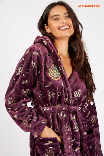 Character Cherry Red Ladies Harry Potter Dressing Gown (342283) | £35