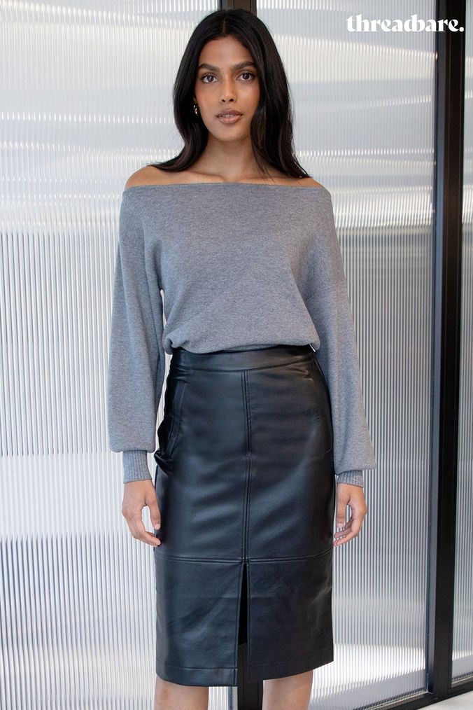 Mid length a line skirts cheap uk