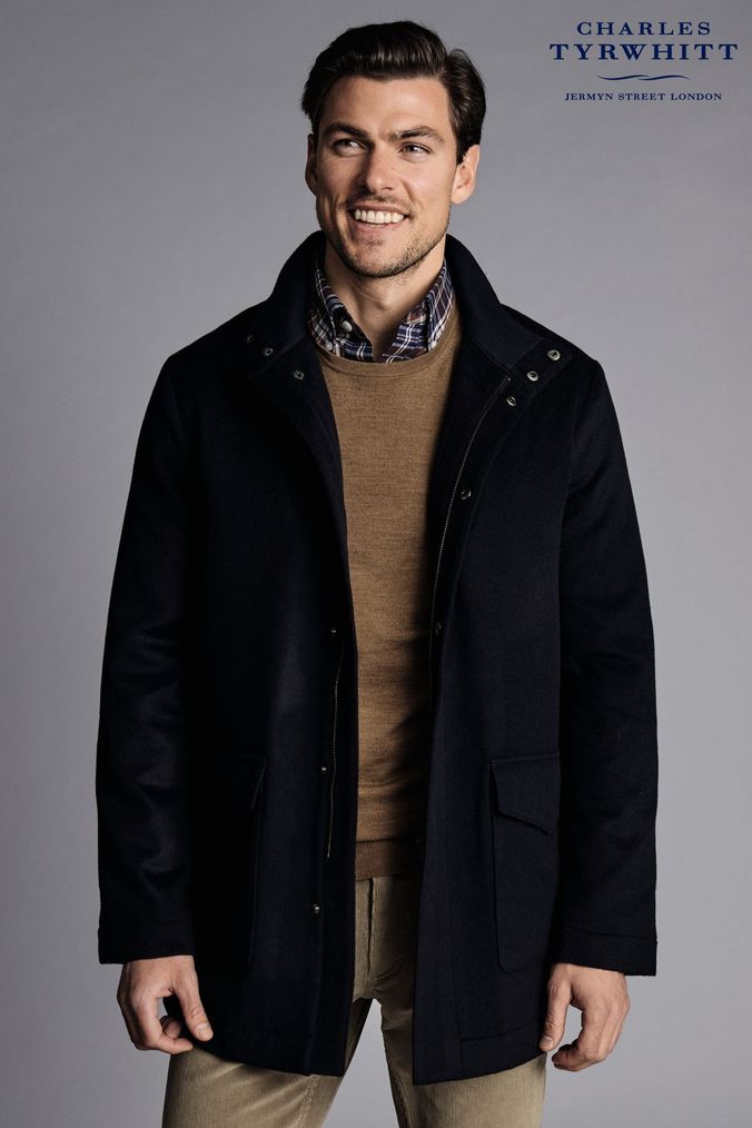 Men s Wool Coats jackets Pure Wool Coats Next Official Site