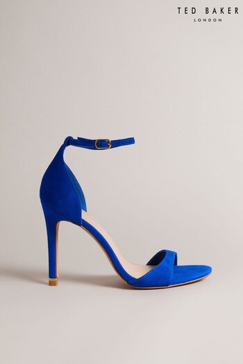 Ted Baker Blue Helmias Ankle Strap Suede Sandals (343237) | £115