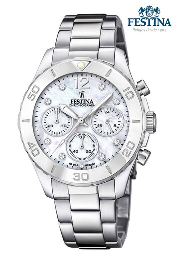 Festina Ladies Boyfriend Silver Tone Collection Watch (343367) | £139