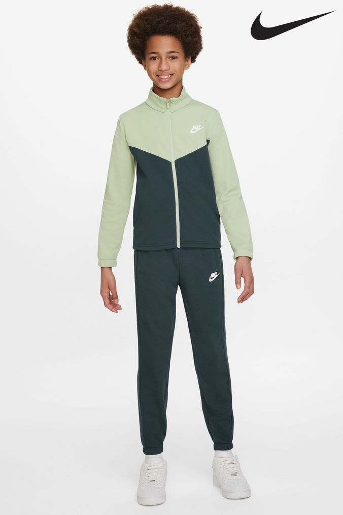 Nike Green Full Zip Tracksuit (343523) | £55