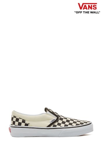 Vans Classic Slip-On Black/White Shoes (343647) | £37