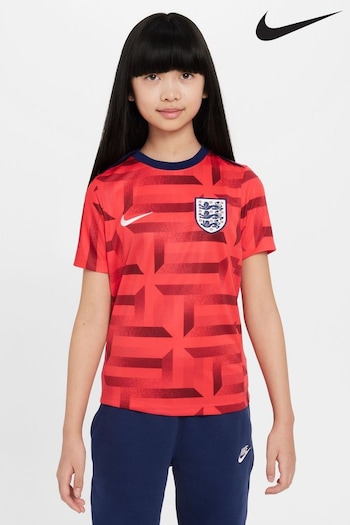Nike Red England Academy Pre Match Football Top (343753) | £55