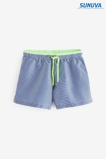 Boys Navy Stripe Swim Dark Shorts (343921) | £47.50 - £50
