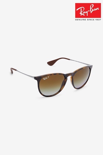 Ray-Ban Erika Polarised Lens black Sunglasses (343933) | £168