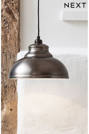 Pewter Grey Dixon Easy Fit Pendant Lamp Shade (343970) | £15