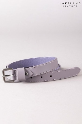 Lakeland Leather Purple Keswick Leather Belt (344041) | £25