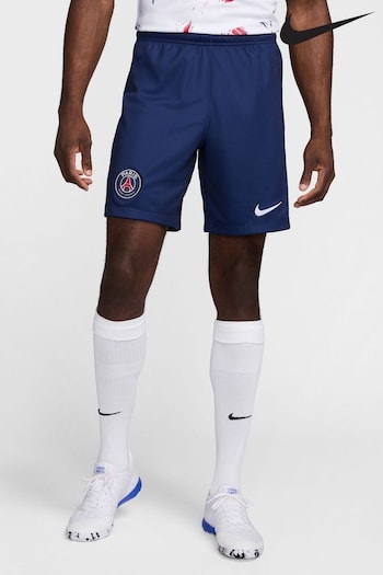 Nike Blue PSG 24/25 Stadium Blu Football Shorts (344402) | £45
