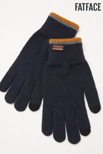 FatFace Blue Lewis Touch Screen Gloves (344422) | £18
