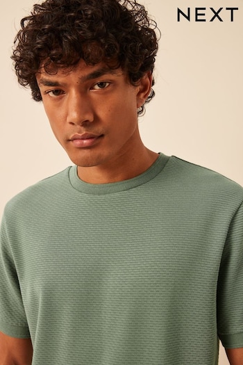 Green Textured T-Shirt (344571) | £16