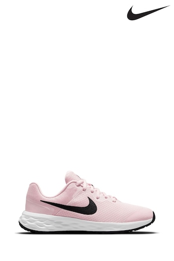 Nike Pink Revolution 6 Youth Trainers (345103) | £40