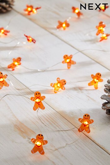 Brown 20 Novelty Christmas Clear Line Lights (345246) | £6