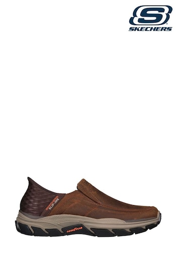 Skechers Brown Respected Elgin Shoes (345394) | £107