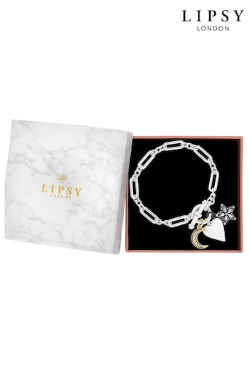 Lipsy Jewellery Natural Meaningful Charm Gift Boxed Bracelet (345946) | £25