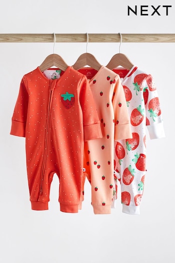 Red strawberry slim Printed Sleepsuit (0mths-3yrs) (345976) | £19 - £21