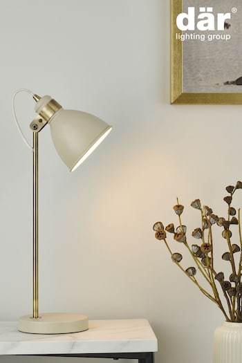 Dar Lighting Cream Frederick Table Lamp (346036) | £49