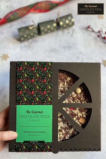 The Gourmet Chocolate Pizza Co Luxury Christmas 7 inch Chocolate Pizza (346104) | £12