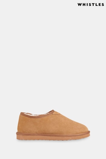 Whistles Lidia Brown Leather Shoes (346399) | £69