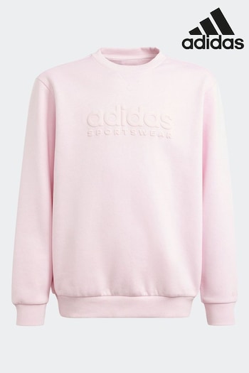 adidas Pink Sportswear All Szn Graphic Sweatshirt Kids (346656) | £33