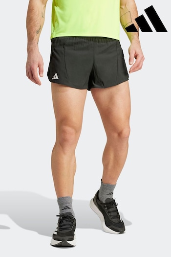 adidas Black Adizero Essentials Running Split Shorts (346701) | £25
