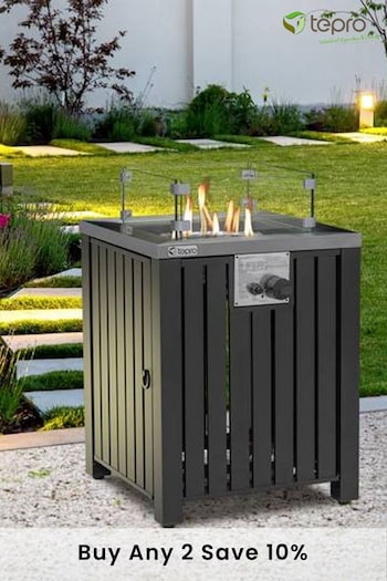 Tepro Dark Grey Garden Topeka Gas Fire Pit (346741) | £260