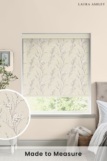 Laura Ashley Natural Pussy Willow Made To Measure Roller Blind (347233) | £58