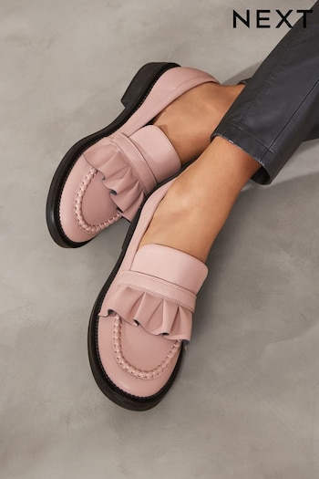 Pink Forever Comfort Ruffle Loafers (347564) | £38