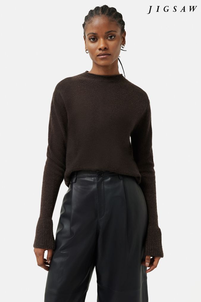 Buy Women s Round Neck Cashmere Knitwear Online Next UK