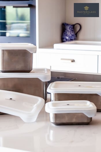 Masterclass 500ml Stainless Steel Food Storage Container (347713) | £22