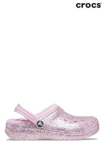 Crocs Kids Classic Lined Glitter Clog Sandals (347894) | £50