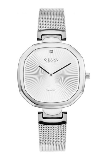 Obaku Ladies Silver Tone Brilliant Steel Watch (348110) | £145