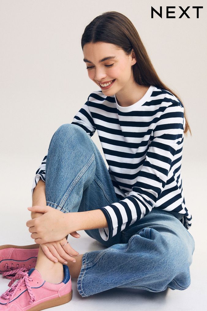 Buy Women s Petite Crew Neck Tops Online Next UK