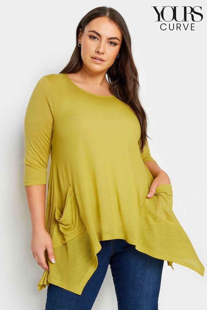 Womens yellow 2025 tops uk
