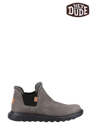 HEYDUDE Grey Branson Boots (349702) | £90