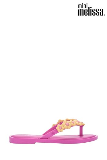 Mini Melissa Kids Pink Spring Flip Flops (350360) | £58