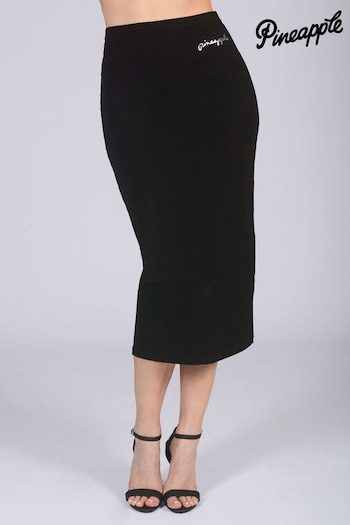 Pineapple Womens Midi High Waist Jersey Skirt (350416) | £29