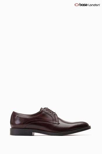 Base London Hadley Lace Up Derby Brown Shoes (350825) | £75