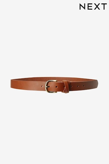 Chocolate Brown Leather Jeans Belt (351306) | £18