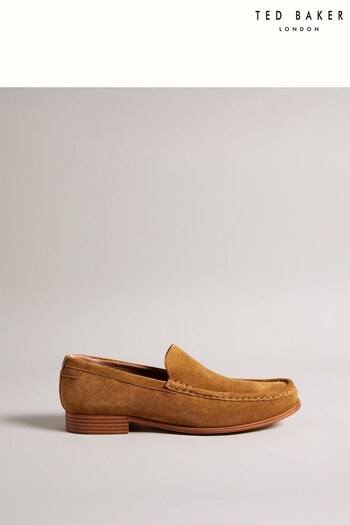 Ted Baker Natural Labis Suede Formal Penny Loafers (352442) | £110