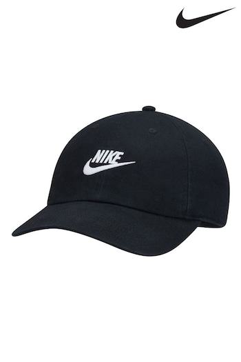 Nike Running Black/White Futura Washed Cap (352512) | £20
