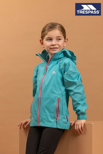 Trespass Kids Green Qikpac X Packable Jacket (352721) | £20