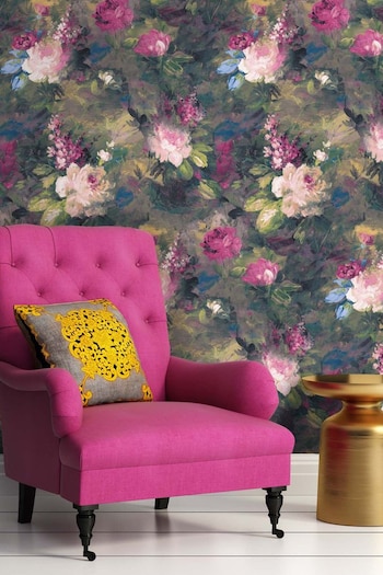 Woodchip & Magnolia Pink Ava Marika Wallpaper (353214) | £110