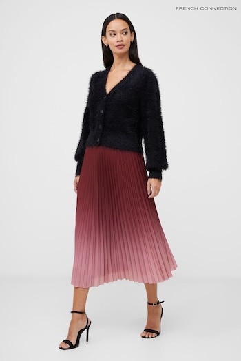 French Connection Pink Sun Burst Crepe Light Skirt (353621) | £85