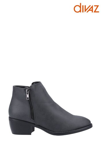 Divaz Black Ruby Ankle Boots (353736) | £59