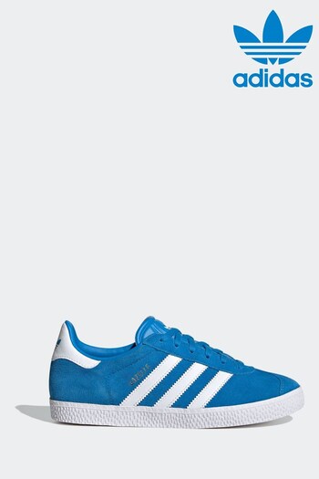 adidas laces Originals Blue Gazelle Shoes (353851) | £55