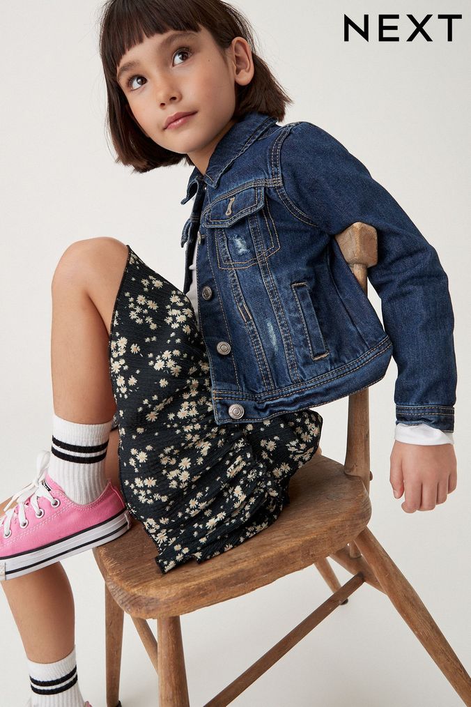 Next baby girl denim jacket sale