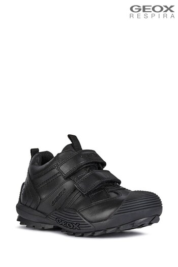 Geox Junior Boy/Unisex's Savage Black Shoes (354047) | £47.50 - £52.50