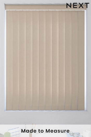 Natural Canvas Made To Measure Vertical Blind (354718) | £21